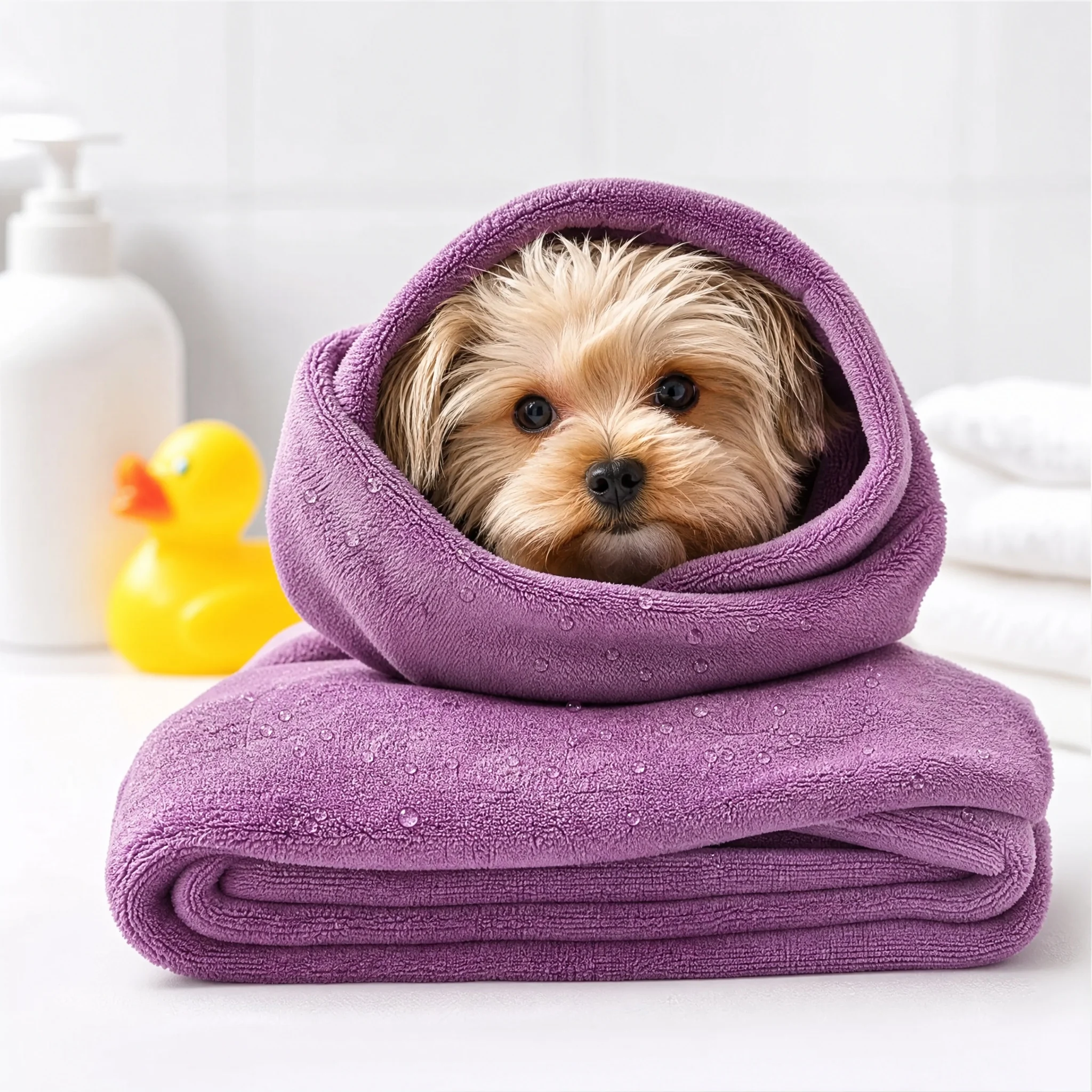 Microfiber Pet Absorbent Towels – Super Absorbent & Soft, No Deformation, Essential for Pet Bathing - Image 4